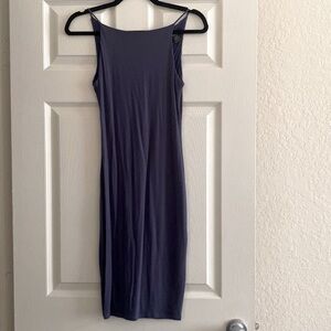 Purple midi dress. Size Medium. Never worn.